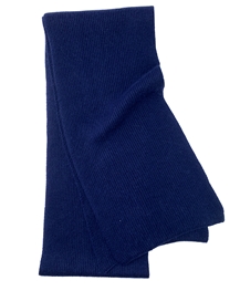 Pure Cashmere Scarf In Midnight Blue For Man